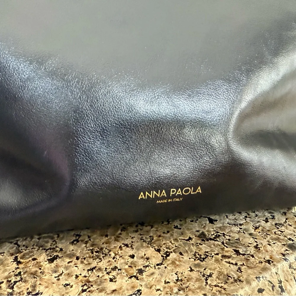 Anna Paola Bag Black Italian leather - Picture 2 of 4